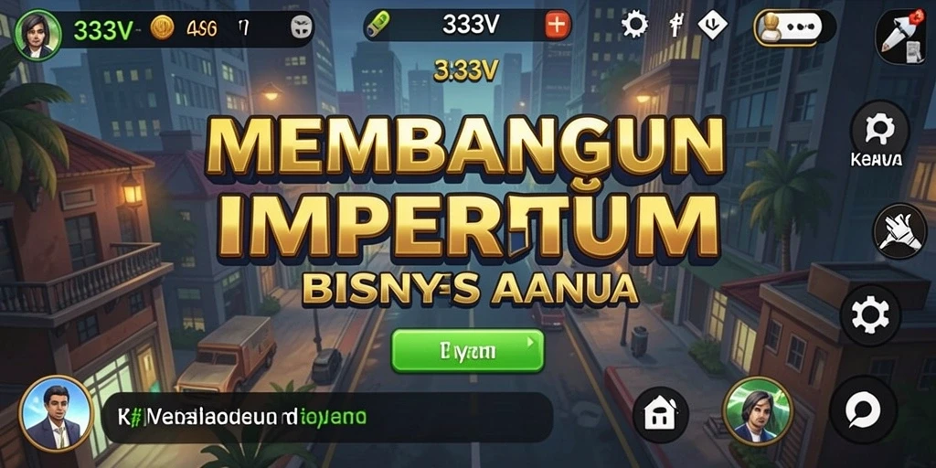 Tampilan gameplay seru dan interaktif dalam 333V.
