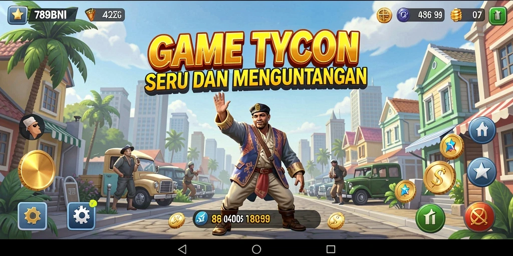 Gameplay menyenangkan 789BNI dengan elemen Tycoon menantang.
