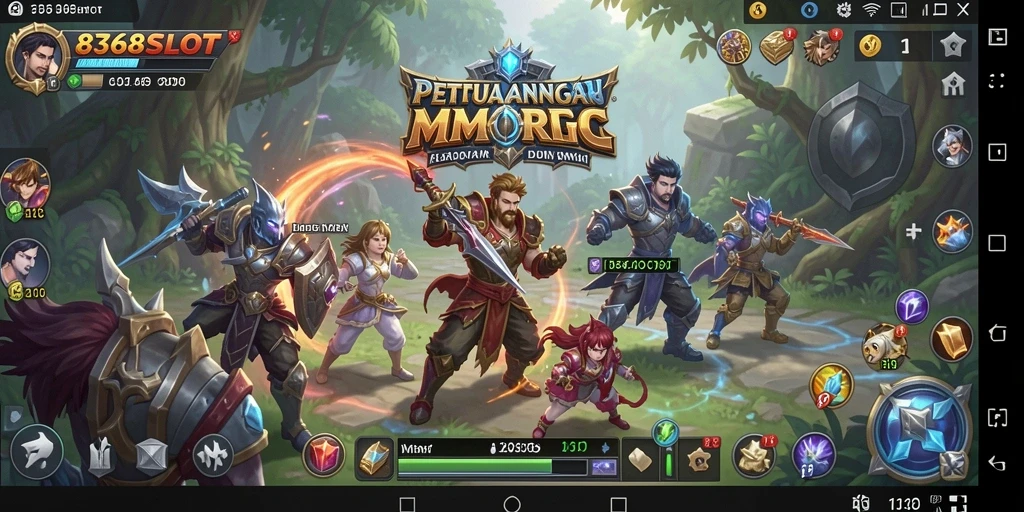 Screenshot utama 8368SLOT menampilkan gameplay seru di dunia MMORPG.