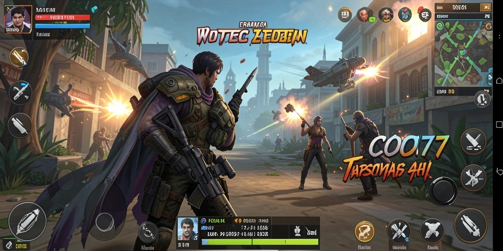 Tangkapan layar gameplay COO77 yang menunjukkan berbagai strategi yang diterapkan.