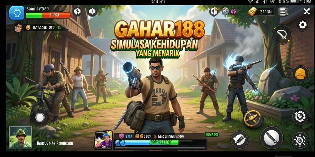 Tangkapan layar menarik dari gameplay GAHAR188 yang menunjukkan interaksi karakter.
