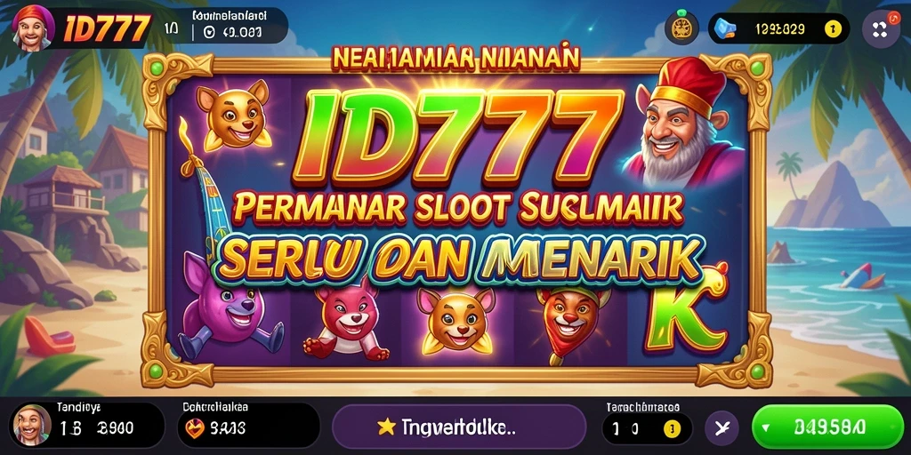 Tampilan gameplay ID777 dengan grafik slot yang memukau.