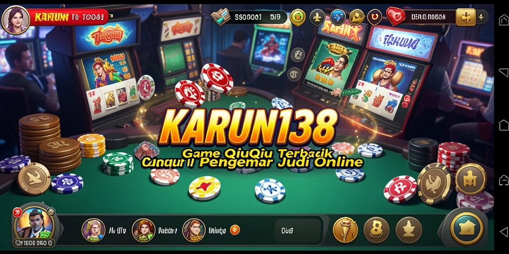Tangkapan layar dari gameplay seru QiuQiu di KARUN138.