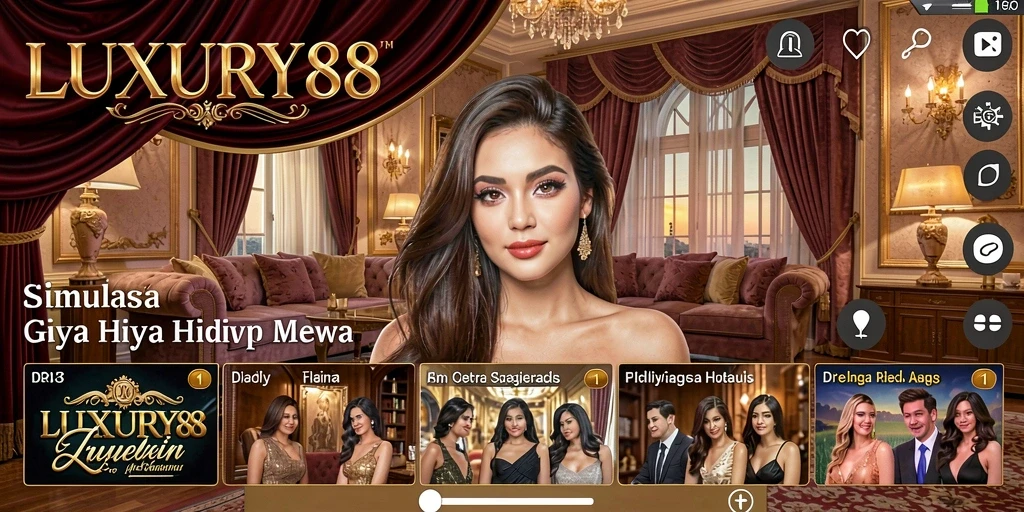 Tampilan gameplay LUXURY88 yang menawan dan interaktif.