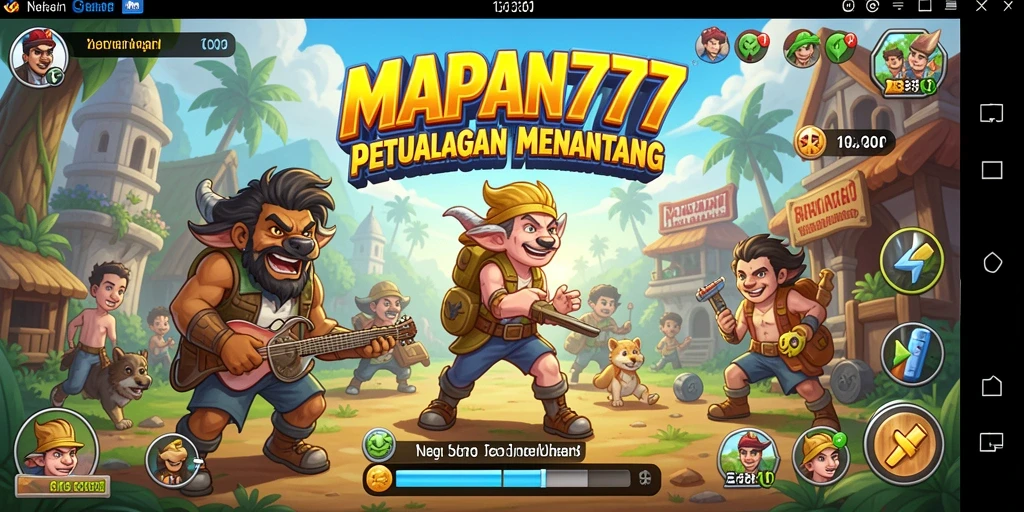 Screenshot gameplay MAPAN777 menampilkan aksi seru di dunia Arcade.