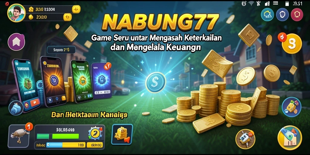 Tampilan menarik dari gameplay dalam NABUNG77 yang mengasah keterampilan menabung.