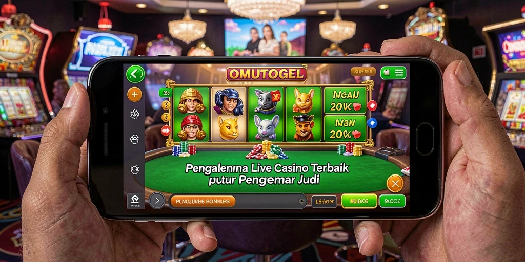 Tampilan gameplay menarik di OMUTOGEL Live Casino.