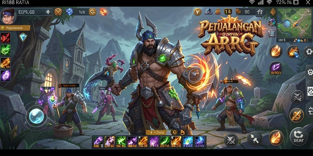 Tangkapan layar gameplay RI188 yang menampilkan pertarungan epik.