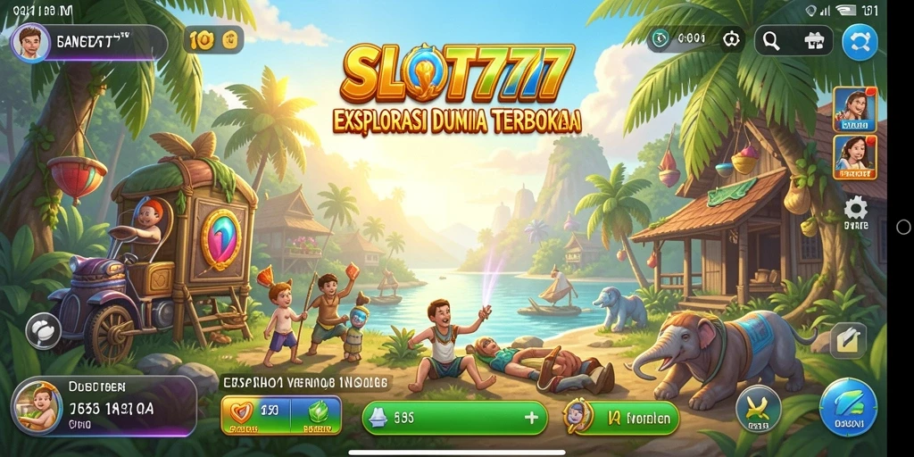 Tampilan gameplay SLOT777 di dunia terbuka yang penuh petualangan.