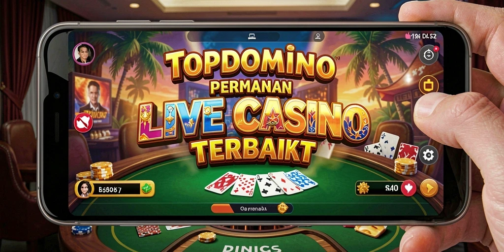 Screenshot gameplay Live Casino interaktif di TOPDOMINO.