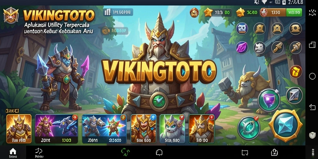 Tampilan antarmuka VIKINGTOTO yang user-friendly dan efisien.